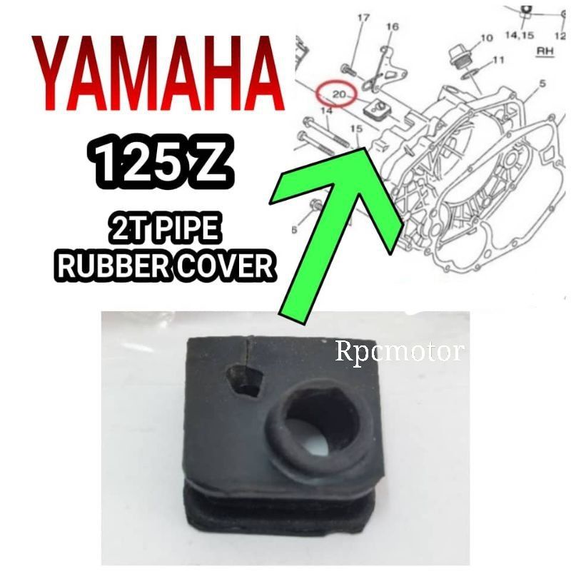 YAMAHA Y125 Y125Z Y125R 125Z 125ZR 2T ยางยึดน้ํามัน