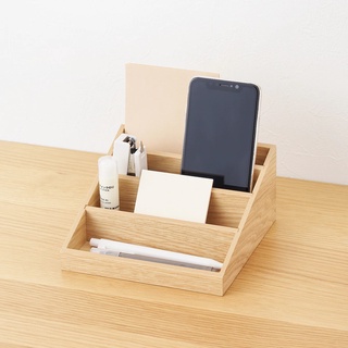 NEW!! MUJI (มูจิ) ที่วางอุปกรณ์เครื่องเขียนไม้ Wooden document stand