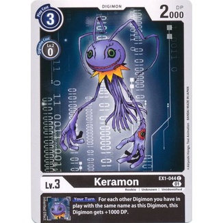 การ์ด Digimon - TCG - Keramon / EX1-044
