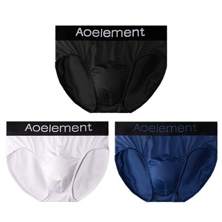 กางเกงในชาย 3ชิ้น กางเกงในผู้ชาย Aoelement Airism Cool Tech Mens underwear birefs เนื้อผ้านิ่มใส่สบาย พร้อมส่ง 3ชิ้น