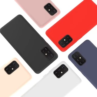 เคสโทรศัพท์มือถือสีพื้นสําหรับ Samsung Galaxy A51 A71 A31 S10 Lite Note 10 Lite 2020