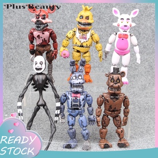 ตุ๊กตาฟิกเกอร์ Five Nights At Freddys Funko มีไฟ Led ถอดออกได้ ของเล่นสําหรับเด็ก