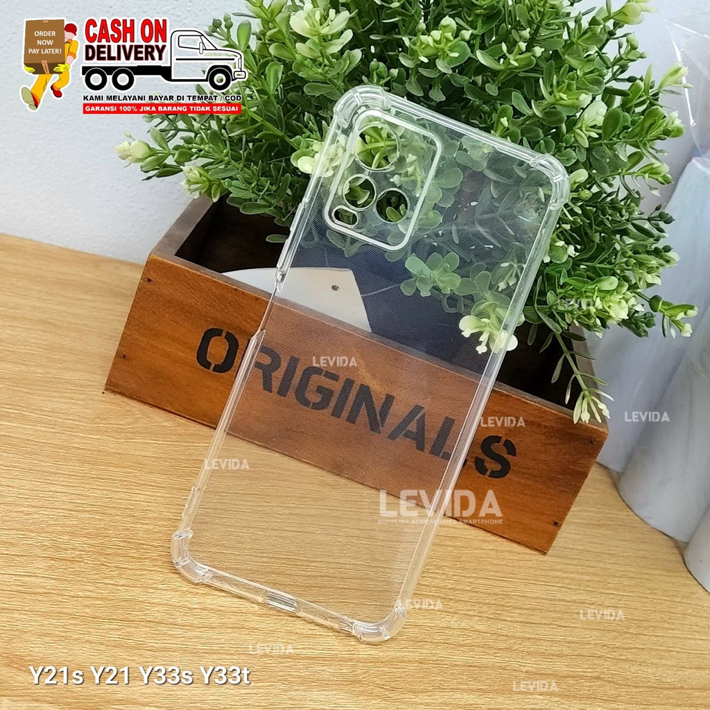 Vivo Y33S Vivo Y33T Vivo Y53S Vivo Y51 2020 Vivo Y51A เคสถุงลมนิรภัยเคสใส Anticrack Vivo Y33S Vivo Y