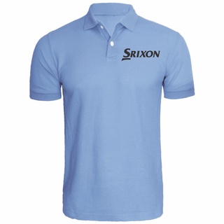 เสื้อเชิ้ตโปโล คอปก แขนสั้น ลาย SRIXON GOLF DISTRO สําหรับผู้ชาย และผู้หญิง