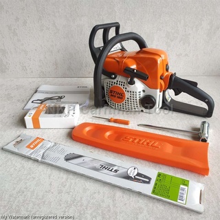 [ของแท้ 💯 %] เลื่อยยนต์ STIHL รุ่น MS180 กำลัง 2.0 แรงม้า แถมบาร์11.5นิ้วพร้อมโซ่ แท้ 100%