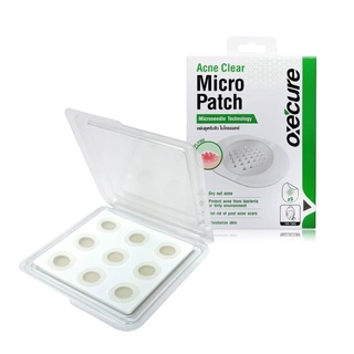 Oxecure acne clear micro patch แผ่นดูดซับสิว 9ชิ้น