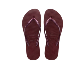 HAVAIANAS รองเท้าแตะผู้หญิง SLIM PREP GRAPE WINE สีแดงเลือดหมู 40000304924 (รองเท้าแตะ รองเท้าผู้หญิง รองเท้าแตะหญิง)
