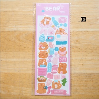 สติกเกอร์ imported หลากหลายลาย  bear