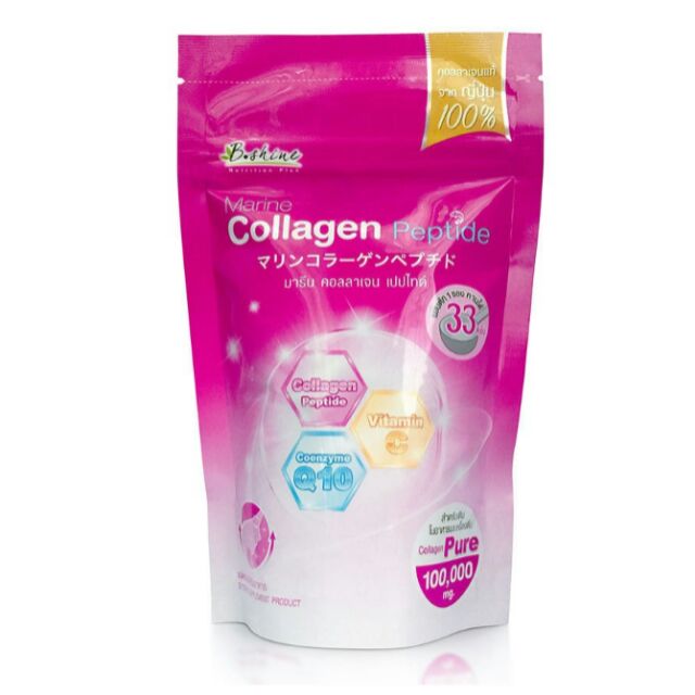 คอลลาเจนผง 100G B Shine Marine Collagen Peptide🌸🦄🌸 | Shopee Thailand