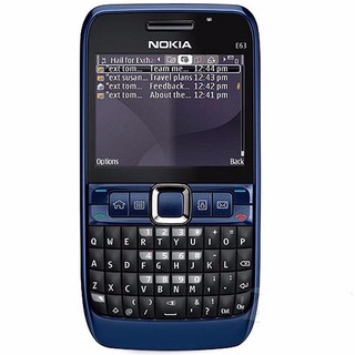 โทรศัพท์มือถือโนเกียปุ่มกด NOKIA  E63 (สีน้ำเงิน) 3G/4G  รุ่นใหม่2020