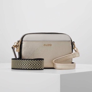 💕 ALDO RIDOUT cross body bag💕 กระเป๋าทำจากหนังsafiano