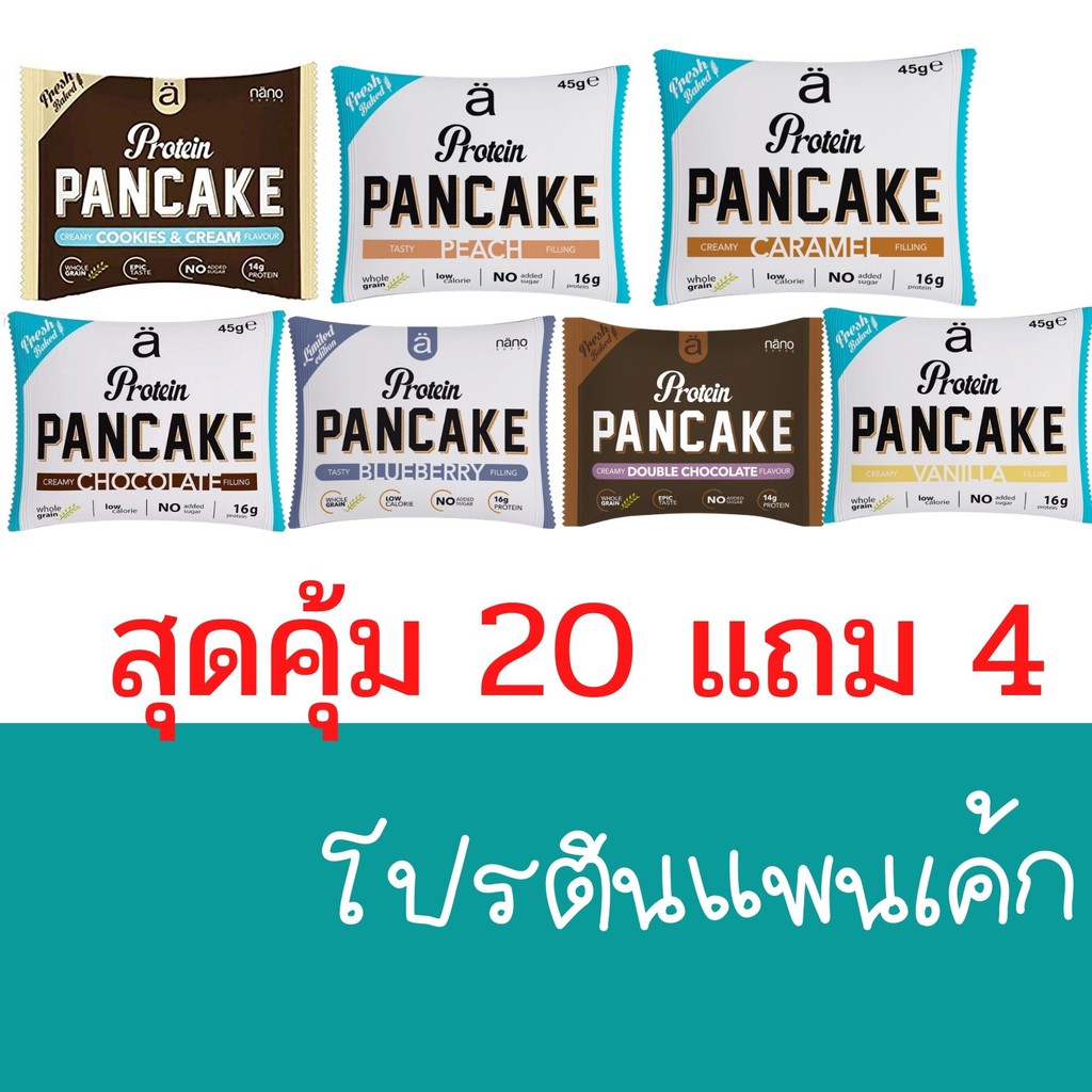 Protein Pancake ไร้แป้ง น้ำตาล0%