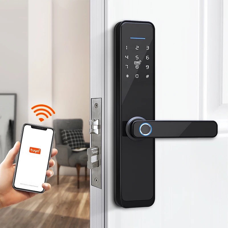 พร้อมส่ง Tuya / Smart life Digital door lock กลอนประตูดิจิตอล เชื่อมต่อ