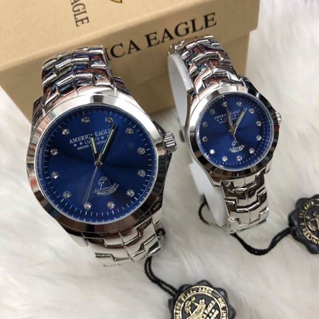 นาฬิกาผู้หญิง สายนาฬิกาข้อมือซิลิโคน นาฬิกา American Eagle แท้💯