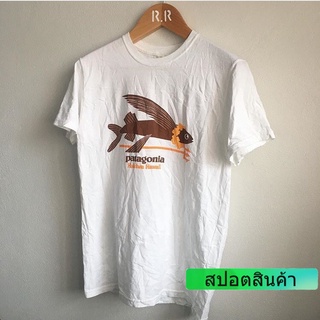 เสื้อยืดแขนสั้นผ้าฝ้ายลาย Patagonia / Bata Flying Fish สําหรับผู้ชาย