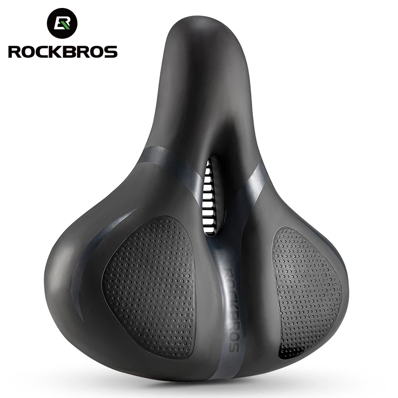 ROCKBROS อานนั่งจักรยาน หนัง PU โฟม อุปกรณ์เสริมจักรยานเสือหมอบ