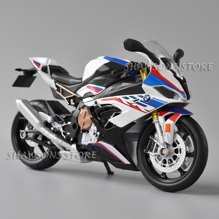 โมเดลรถจักรยานยนต์จําลอง ขนาด 1:12 BMW S1000RR Sport Bike ของเล่นสําหรับเด็ก