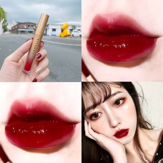 LAMEILA VELVET LIP GLAZE  Matte Air Lip Glaze Moisturizing ลิปกลอส ลิปสติกให้ความชุ่มชื่น เครื่องสำอาง ลิป (NO.1021)