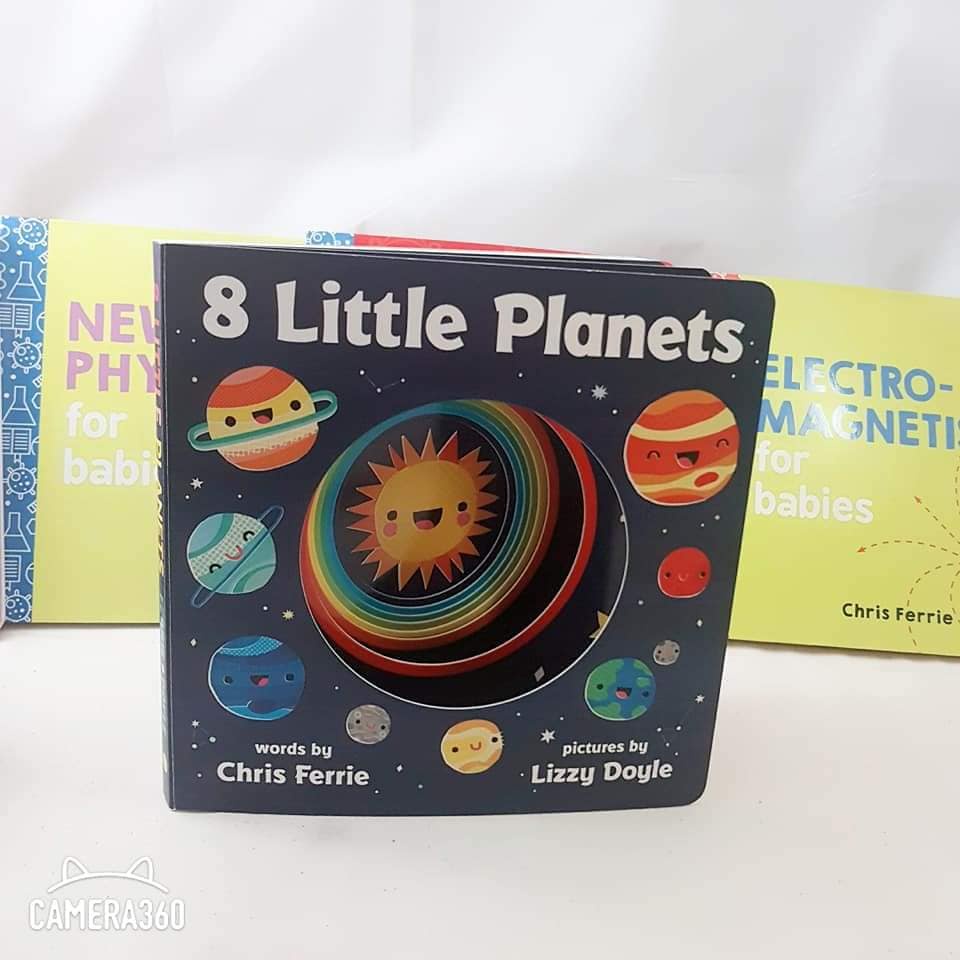 8 Little Planets by Chris Ferrie ฺ Board Book 0=6ปี Planets อวกาศ ดวงดาว Science