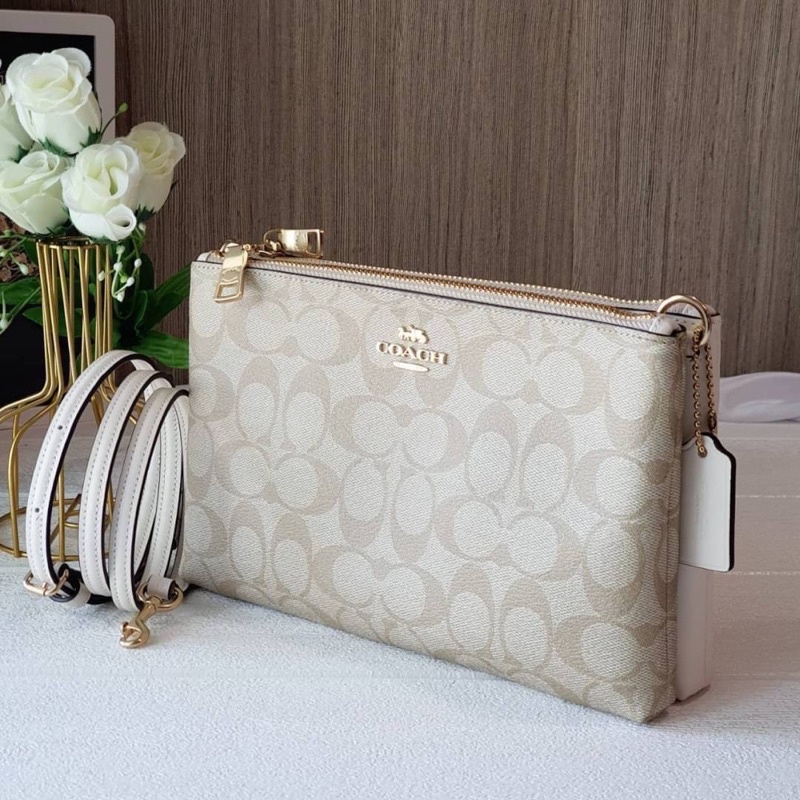 ✨ผ่อน0%แท้100%✨ COACH F58328 LYLA CROSSBODY IN SIGNATURE CANVAS ✨ผ่อน0%แท้100%✨ COACH F58328 LYLA CROSSBODY IN SIGNATURE CANVAS