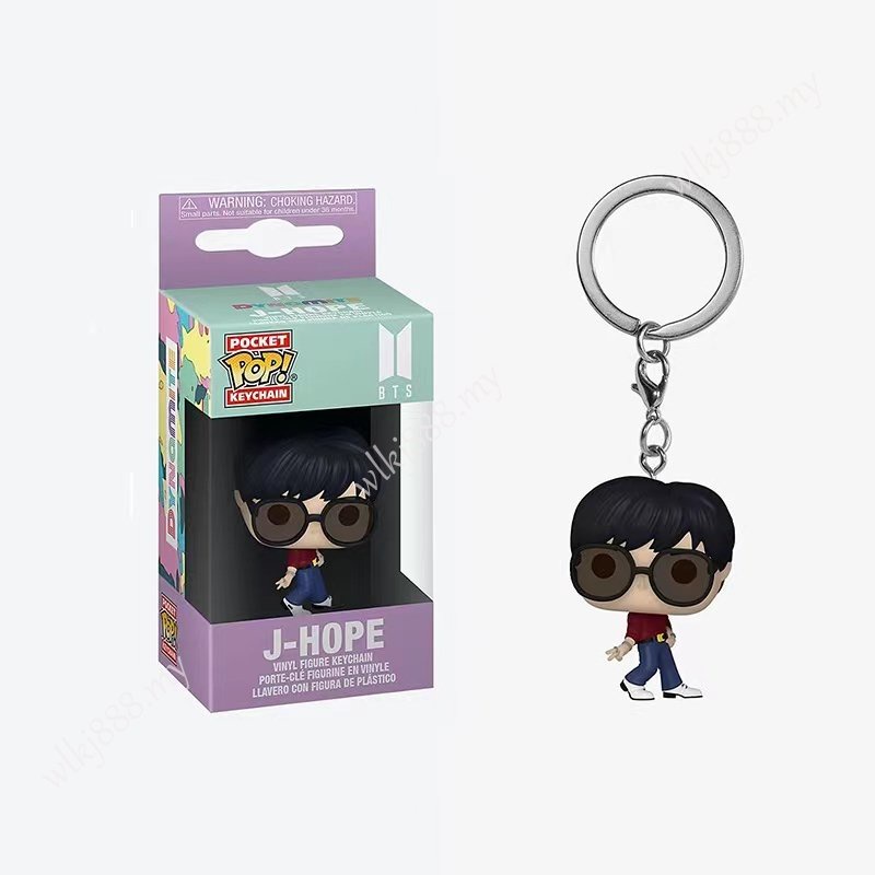 Funko POP พวงกุญแจ จี้ BTS Bangtan Boys V Jung Kook Jimin Jin J-hope Suga RM #4