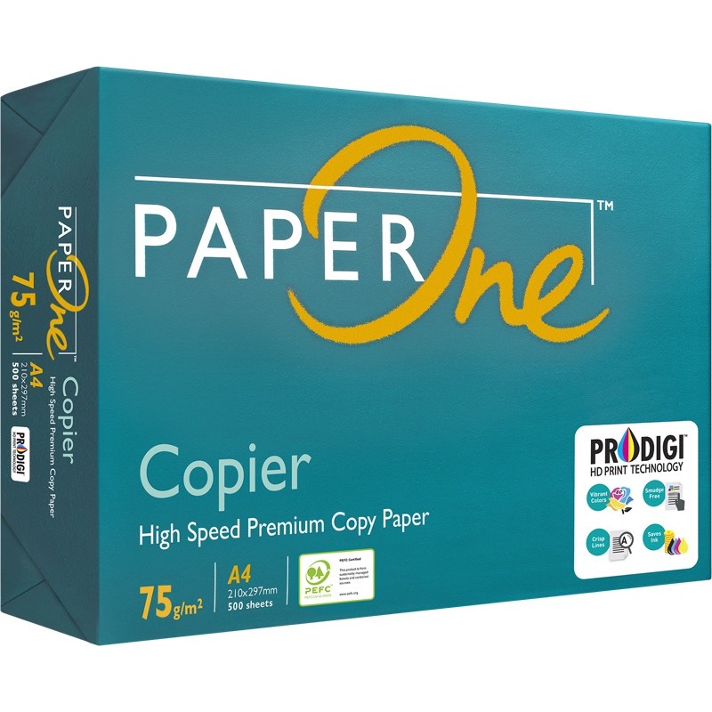 Paper One A4 75gsm-500 แผ่น / กระดาษ 75gsm /A4 75gsm กระดาษ One / กระดาษ PaperOne A4
