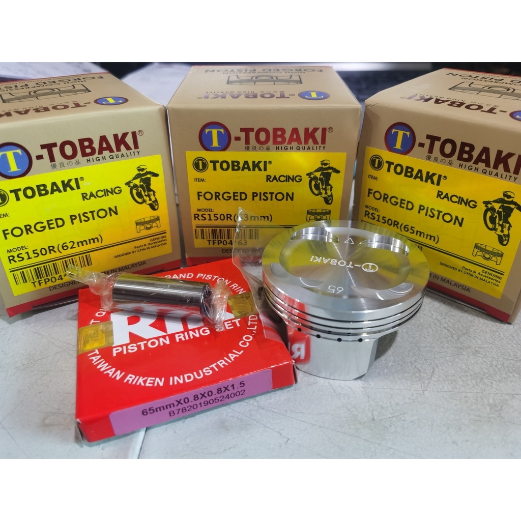TOBAKI RS150 FORGEN PISTON KIT SET 62MM 63MM 65MM