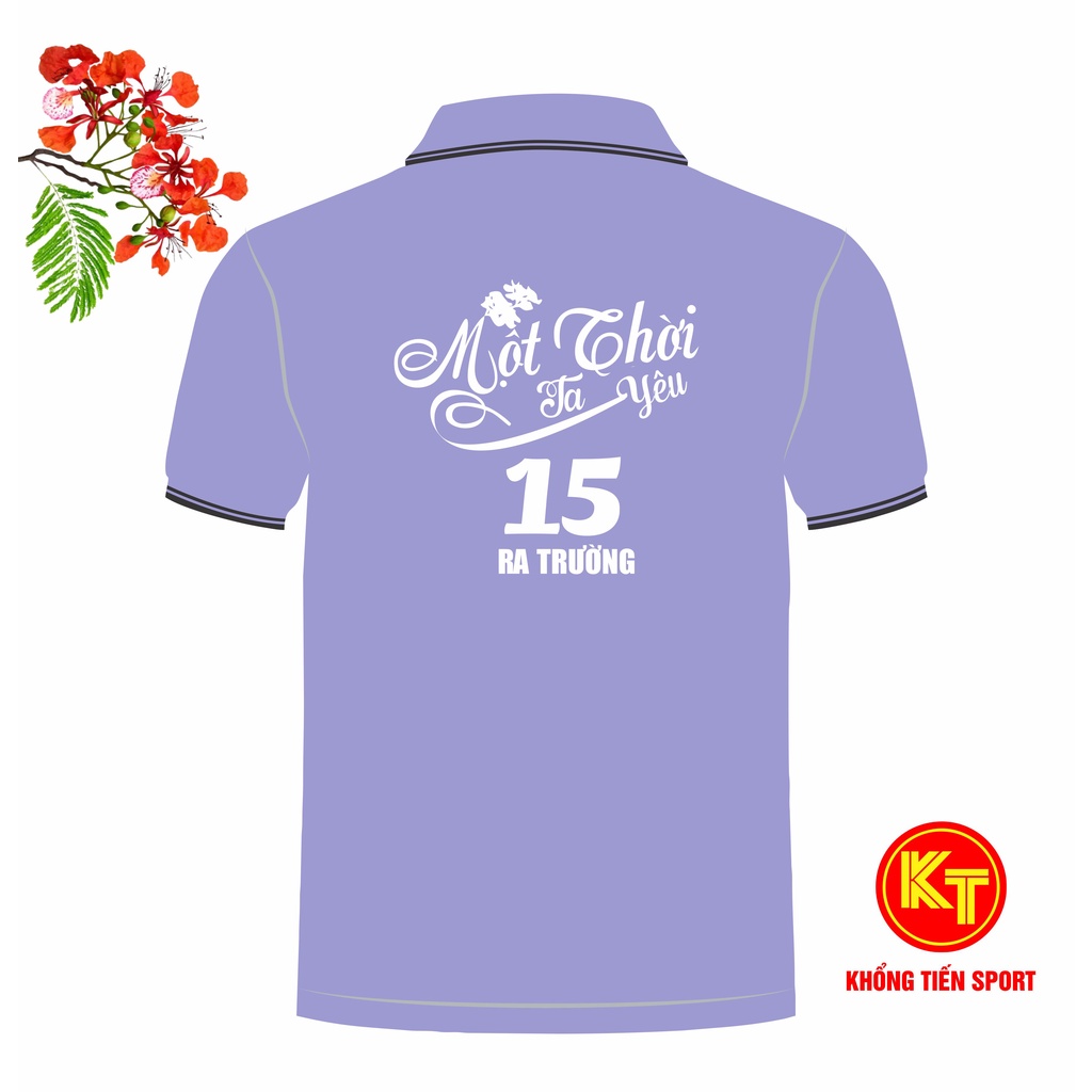 เสื้อยืดแขนสั้นคอปก 15th Class Reunion Uniform One Time I Love