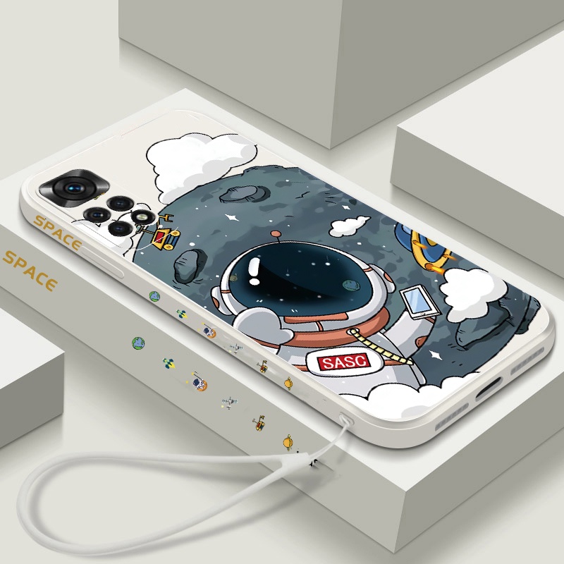 นักบินอวกาศ PlanetปลอกXiaomi Redmi 10C 10 5G 2022 Redmi K50 POCO X3 NFC X3 Pro X3 GT M3 Pro M4 Space