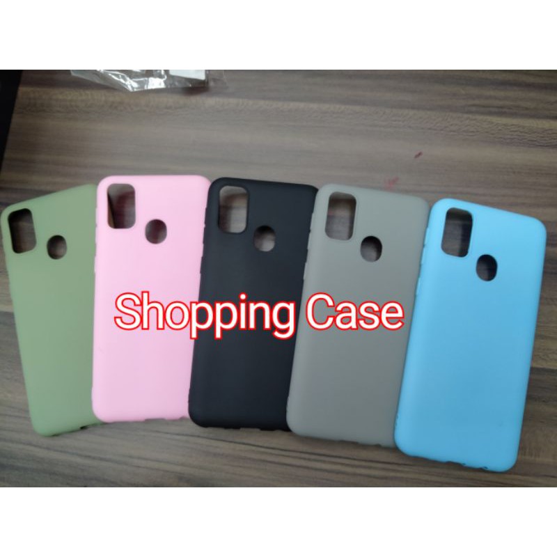 SHC888 SAMSUNG M30 SIX CANDY CASE PREMIUM SOFTCASE สี PLAIN