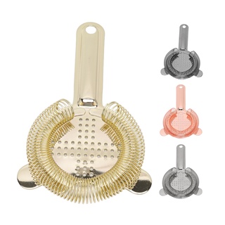 Cocktail Strainer Anti Rust Efficient Filtering 304 Stainless Steel Bar Tool for Home Mini Bars Clubs Restaurants