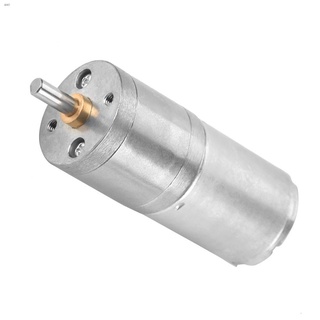 มอเตอร์เกียร์ความเร็วต่ำ 5, 10, 30, 60, 100, 200, 300, 400, 500, 1000 rpm dc 12v