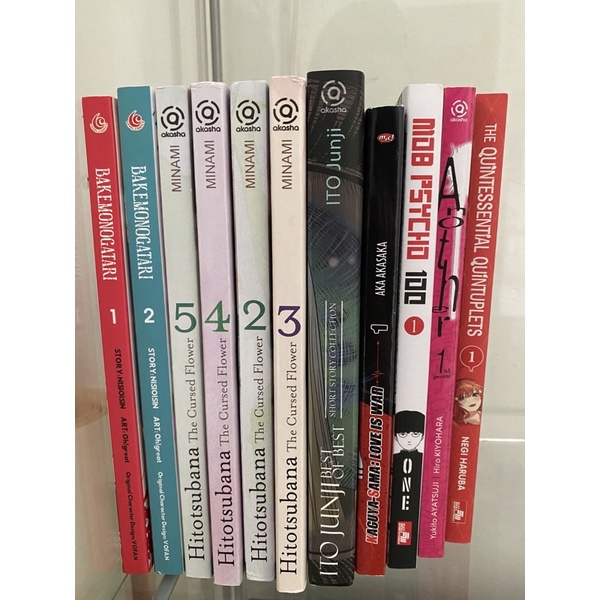 มังงะ มังงะ | การ์ตูน hitotsubana bakemonogatari junji ito kaguya sama mob psycho อื่นๆ