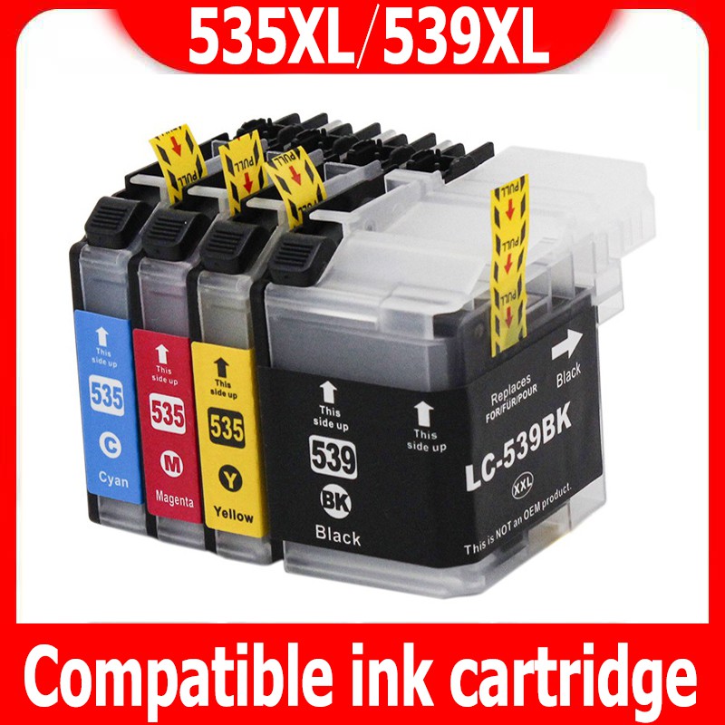 Brother LC 535 LC 539 หมึก LC 535XL LC 539XL ตลับหมึก LC535XL LC539XL ตลับหมึกที่รองรับสำหรับ DCP-J1