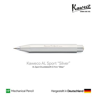 Kaweco AL Sport "Silver" 0.7mm Push Pencil - ดินสอกดคาเวโก้ เอแอลสปอร์ต สีเงิน