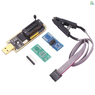 New CH341A USB Programmer EEPROM BIOS Flasher Programmable Logic Circuits with SOP8 Flash Clip Suitable for 24/25 Series Chip