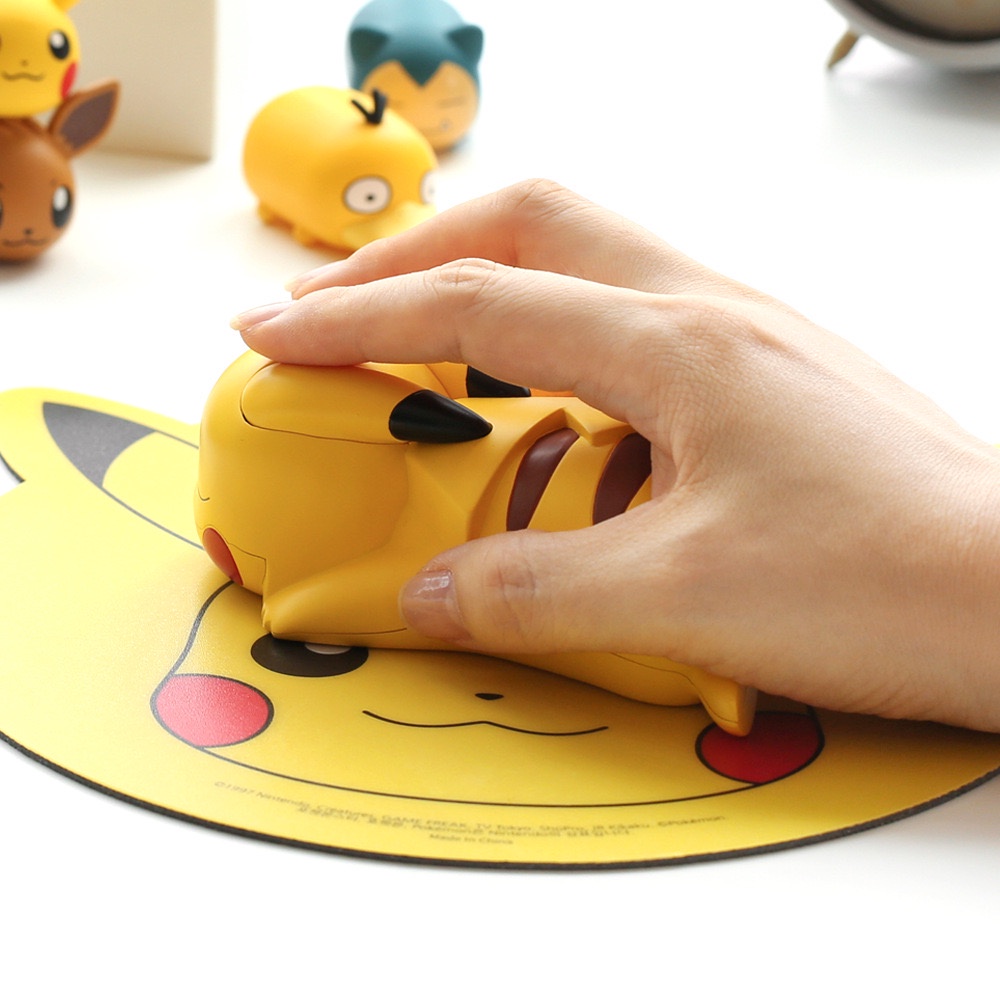 12.12 พร้อมส่งในไทย เม้าส์บลูทูธไร้สาย Pikachu Pokemon Wireless Mouse