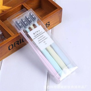 แปรงสีฟัน MUJI ออริจินัล เซ็ต 4 สี 4 ด้าม