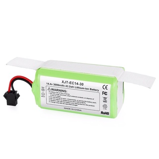 แบตเตอรี่ลิเธียมหุ่นยนต์ดูดฝุ่น 14.4 V 3000mAh