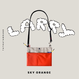 Larry relife sky orange bag กระเป๋าใส่ไอแพด แทปเลต มีสายสะพาย รุ่นลารี่สีกากีส้ม