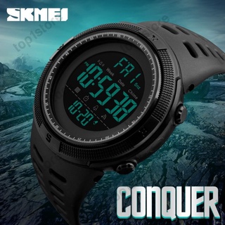 【Skmei】Skmei นาฬิกาข้อมือดิจิตอลมัลติฟังก์ชั่นกันน้ํา 5Bar Reloj Hombre 1251 Top1