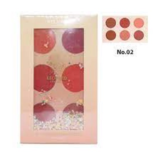 Nee Cara 6 Color Blush Palette 4.5g นี คาร่า คัลเลอร์ บลัช พาเลท N606   คุณสมบัติ - บลัชออน 6 สี มาในแพคเกจน่ารักละมุน