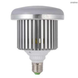 Andoer หลอดไฟ E27 50 W Led 3200 K ~ 5600 K พร้อมรีโมทคอนโทรล Ac185-245 V