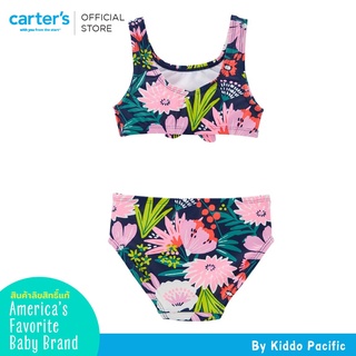 Carters Girl Swim 1 dark flrl 2pc  Swimwear เสื้อผ้าเด็ก เสื้อว่ายน้ำ 1 + กางเกงว่ายน้ำ 1 ชิ้น