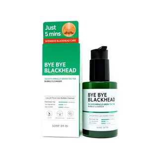 Some By Mi Bye Bye Blackhead 30 Days Miracle Green Tea Tox Bubble Cleanser 120 g