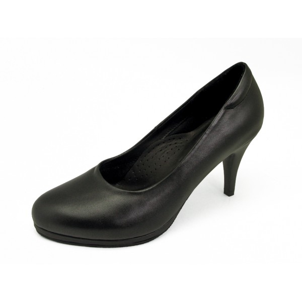 TAYWIN(แท้) รองเท้าคัทชูส้นสูง ผู้หญิง รุ่น SC-75 หนังนิ่มสีดำ