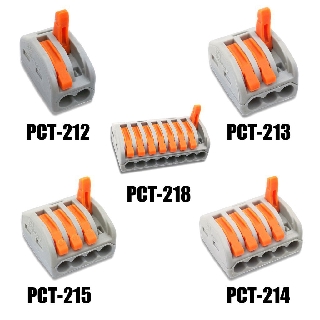 สายไฟเชื่อมต่อสายไฟขนาดกะทัดรัด PCT-222 212 213 214 215