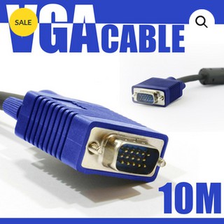 สายจอ 10เมตร Super VGA RGB Projector/LCD/LED Cable 3+6 Cable 10 M