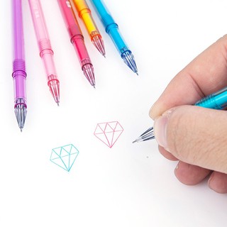 ปากกาหมึกเครื่องเขียนสไตล์เกาหลี 12 สี