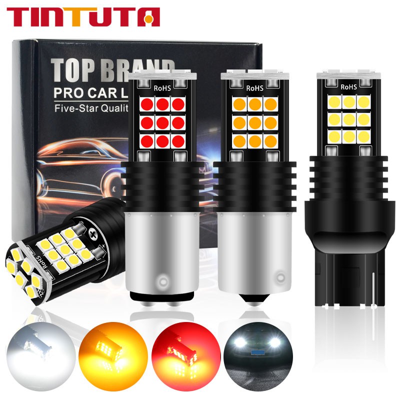 หลอดไฟท้ายรถยนต์ T20 7440 W21W W Wy21W Super Bright Led 1 ชิ้น